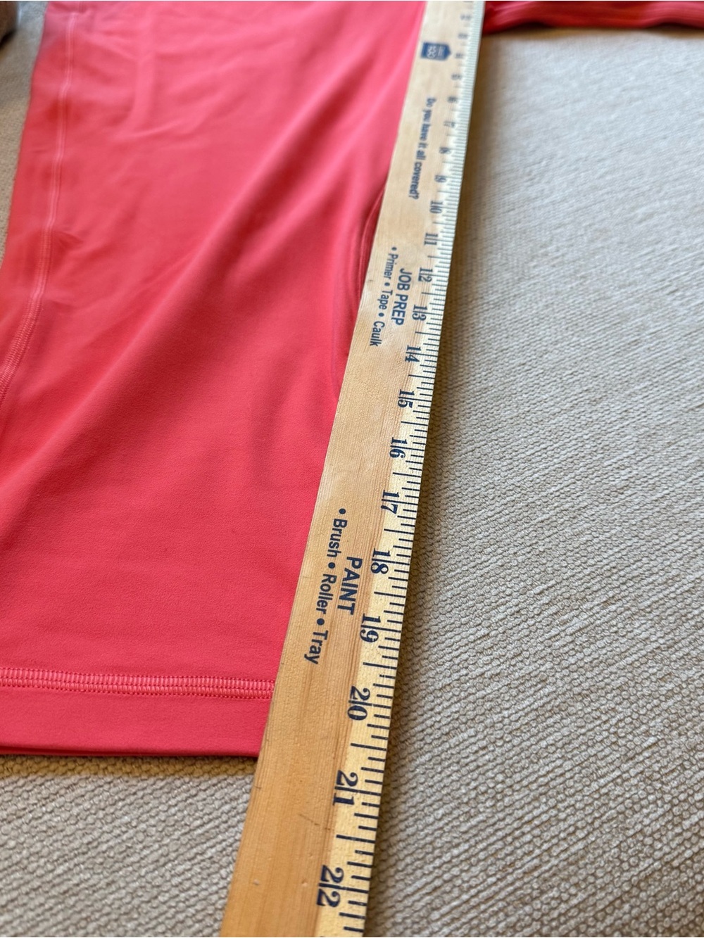 Lululemon Women’s Pink High-Rise Cropped Align Leggings, Size 16 - Picture 7 of 7